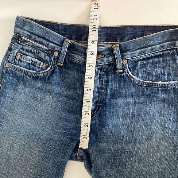 Citizens of Humanity Vintage Y2K Low Rise Mid Blue Tapered Jeans Size 25 - Picture 12 of 16